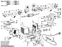 Bosch 0 601 962 060 Bench Grinder 110 V / GB Spare Parts